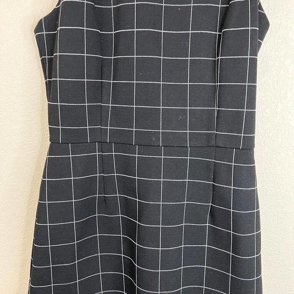 Adelyn Rae‎ Womens Check Black & White Ruffle Bottom Dress Size Small Sleeveless - Picture 4 of 12